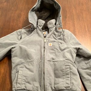 Womens Carhartt Wildwood Weathered Duck Sherpa lined jacket, size Small (4/6)